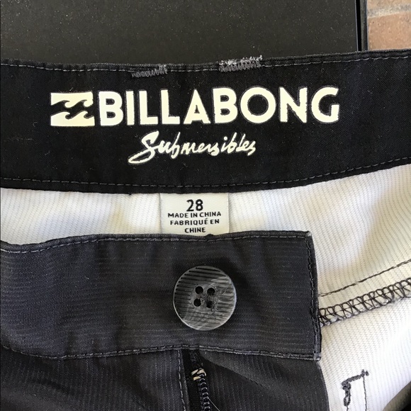Billabong submersible chino shorts men’s 28, black - Picture 7 of 8